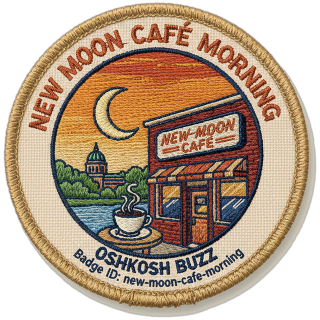 New Moon Cafe Morning badge
